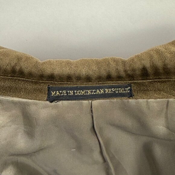 Vintage J.Riggings Men's Faux-Suede Blazer Brown Size 42R - Picture 6 of 7